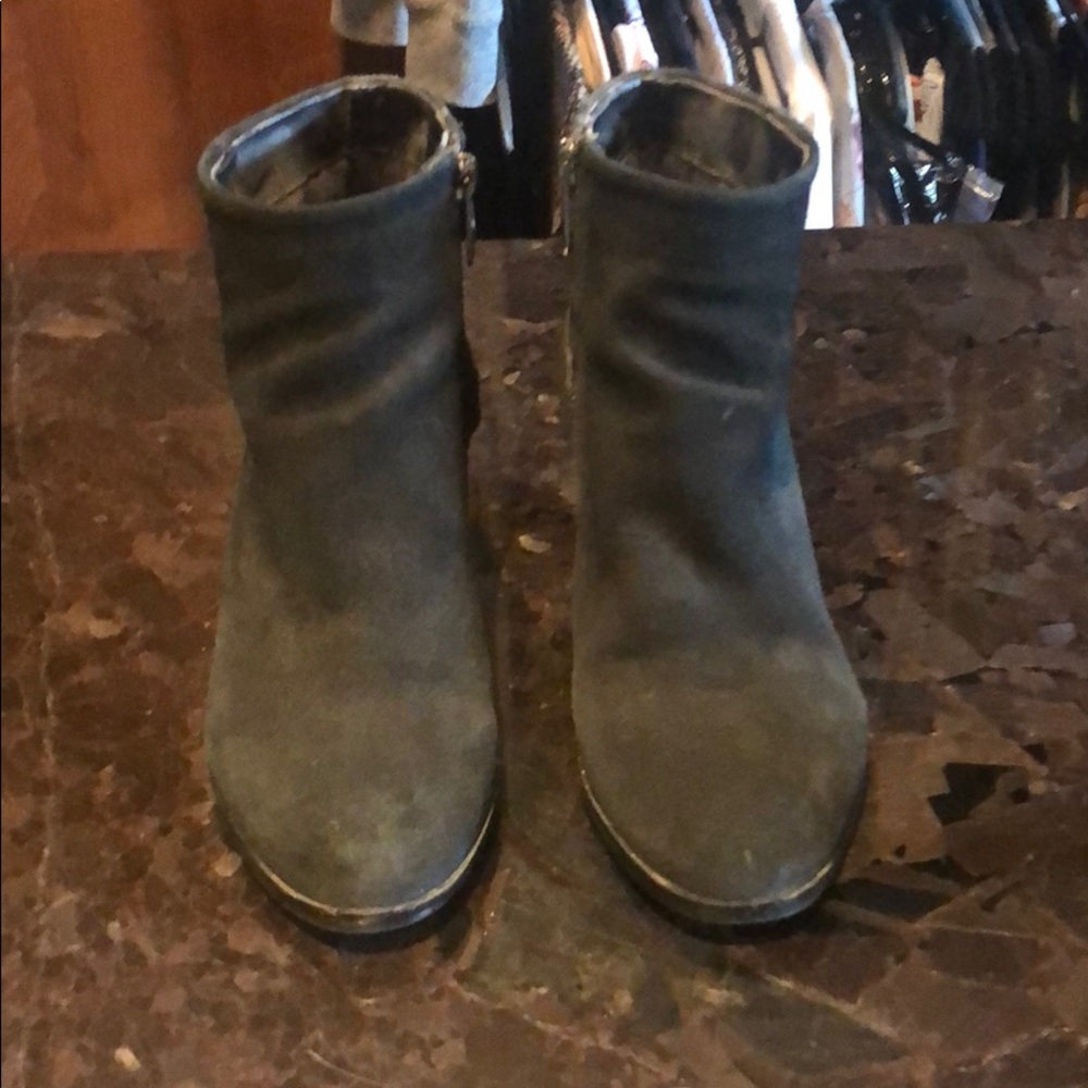 Sam Edelman black suede booties